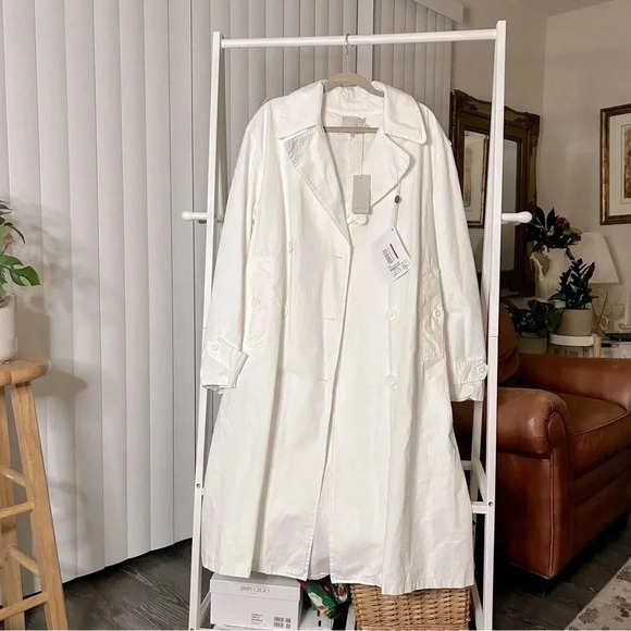 Amen Embellished Trench Coat - Italian Celebrity Favorite! NWT - Picture 7 of 12